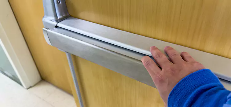 Installing a Push Bar on a Door Gastonia